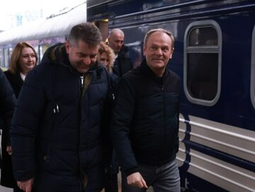 Premier Donald Tusk w Kijowie