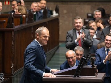 Premier Donald Tusk w Sejmie