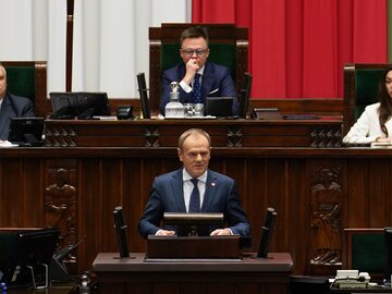 Premier Donald Tusk w Sejmie