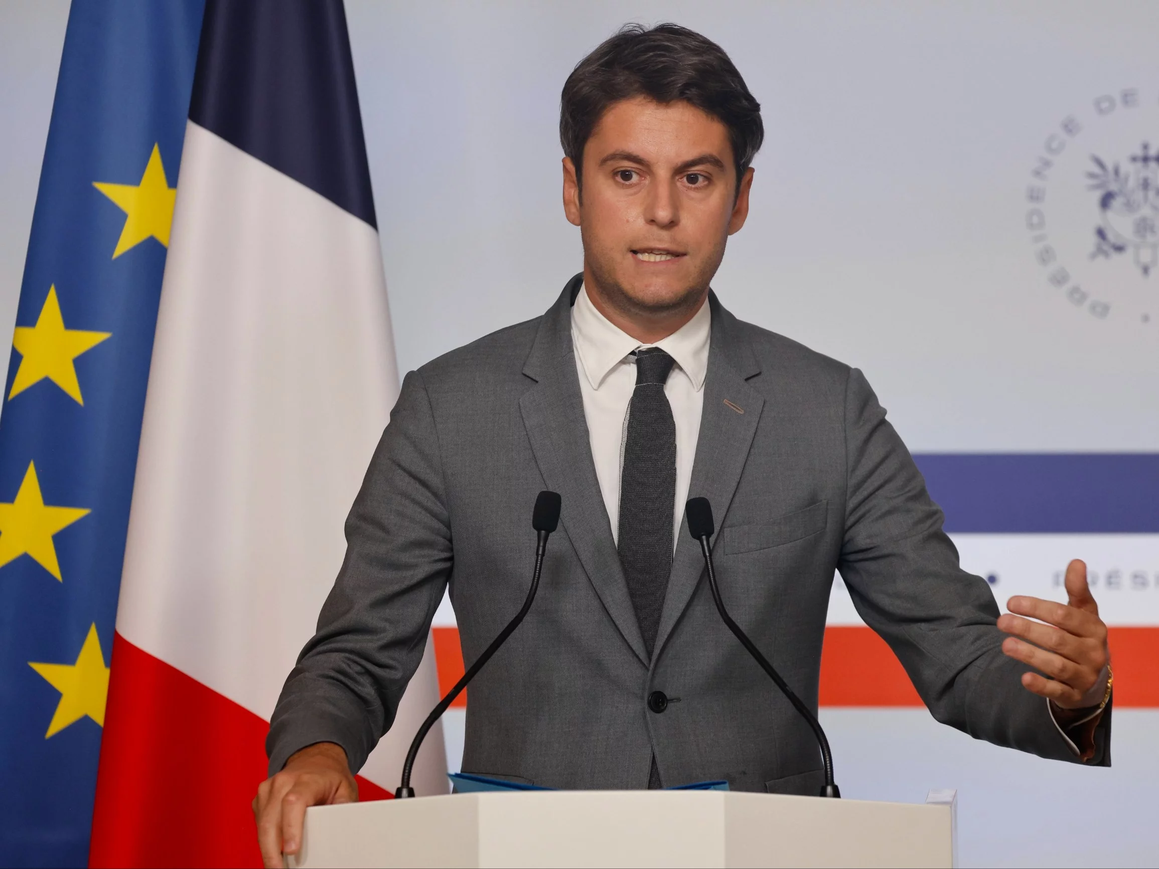 Gabriel Attal, były premier Francji