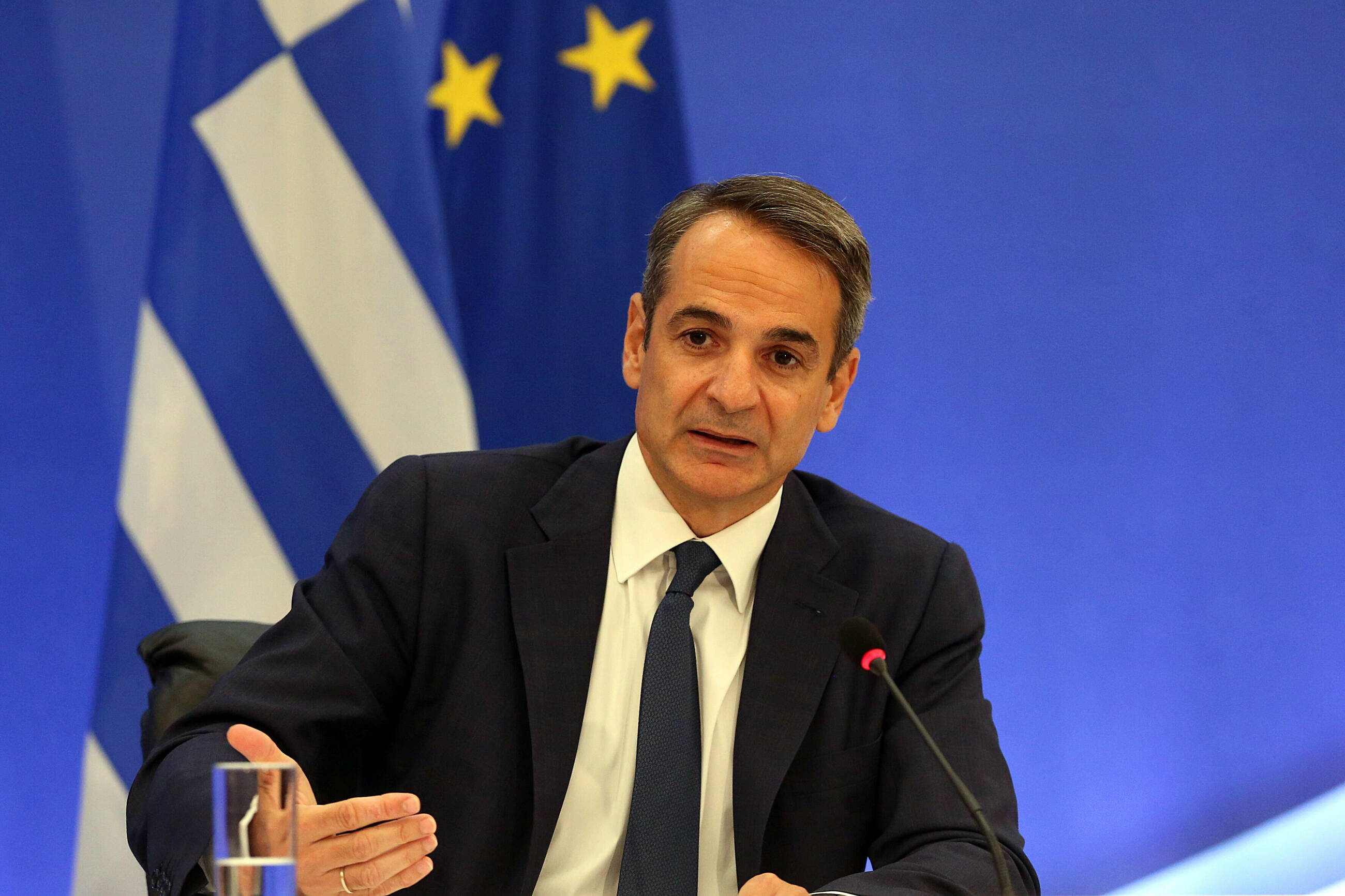 Premier Grecji Kyriakos Mitsotakis