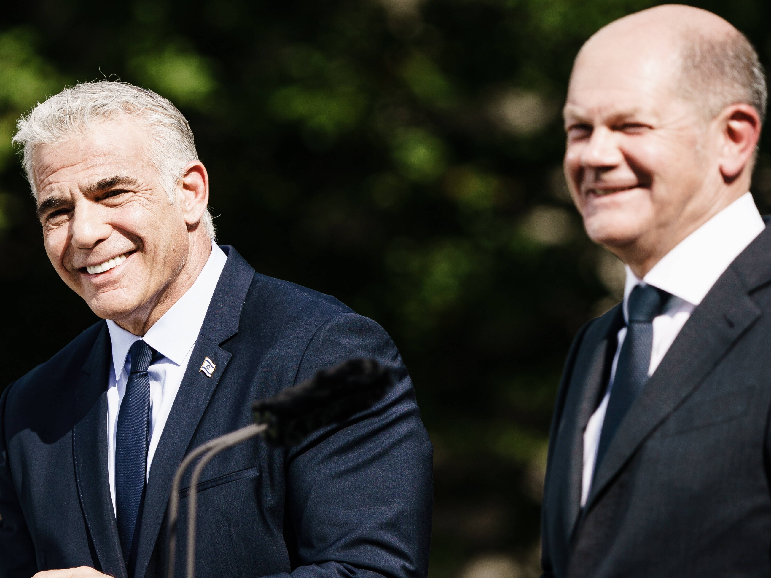 Jair Lapid i Olaf Scholz