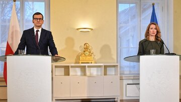 Premier Mateusz Morawiecki i premier Estonii Kaja Kallas