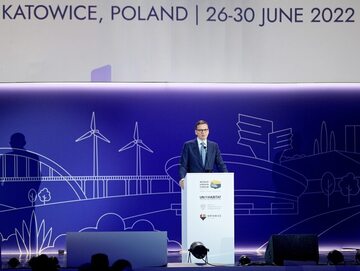 Premier Mateusz Morawiecki na otwarciu 11. World Urban Forum - Światowego Forum Miejskiego.
