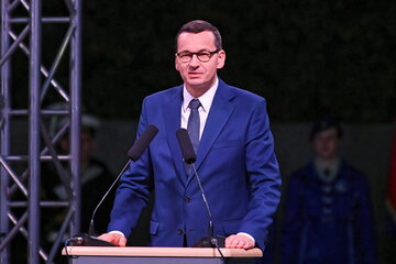 Premier Mateusz Morawiecki na Westerplatte