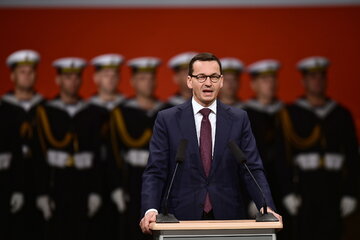 Premier Mateusz Morawiecki na Westerplatte