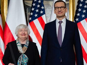 Premier Mateusz Morawiecki spotkał się z sekretarz skarbu USA Janet Yellen