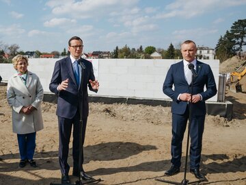 Premier Mateusz Morawiecki w gminie Staroźreby