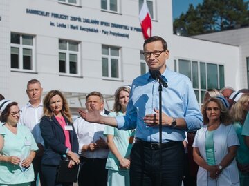 Premier Mateusz Morawiecki w Pionkach