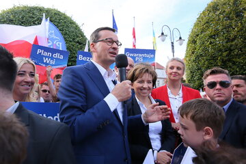 Premier Mateusz Morawiecki w Pleszewie