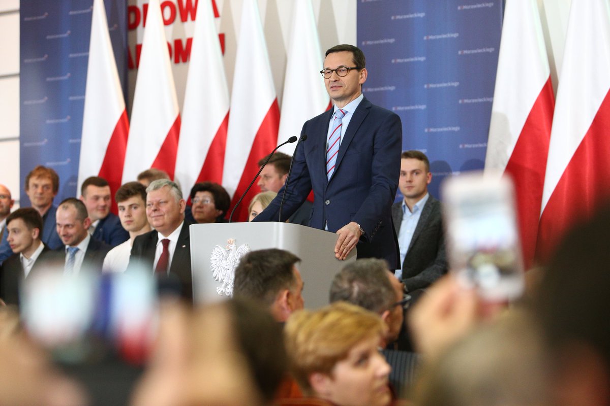 Spotkanie premiera Mateusza Morawieckiego z mieszkańcami Radomia