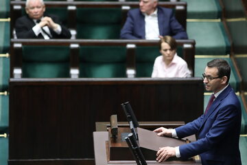 Premier Mateusz Morawiecki w Sejmie