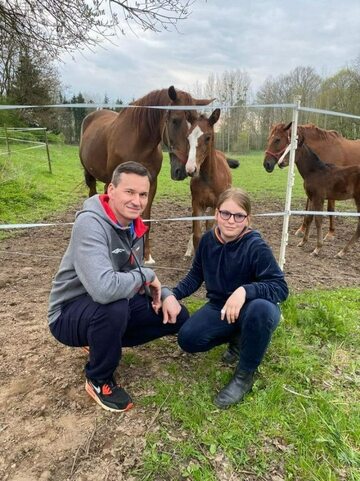 Premier Mateusz Morawiecki z córką Magdą