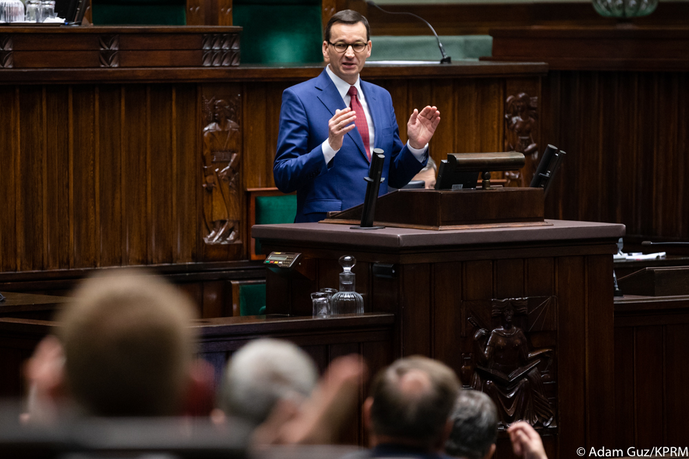 Mateusz Morawiecki w Sejmie