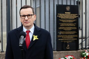 Premier Morawiecki upamiętnił 80. rocznicę wybuchu Powstania w Getcie Warszawskim