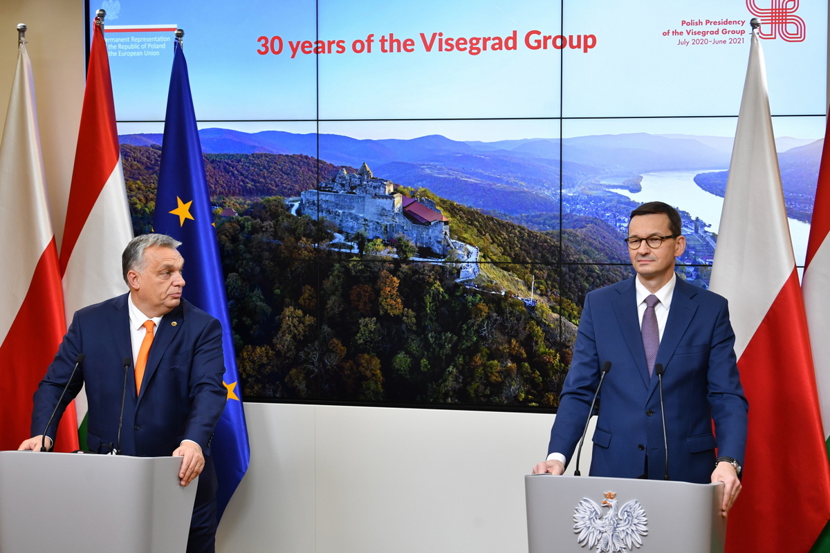 Viktor Orban i Mateusz Morawiecki