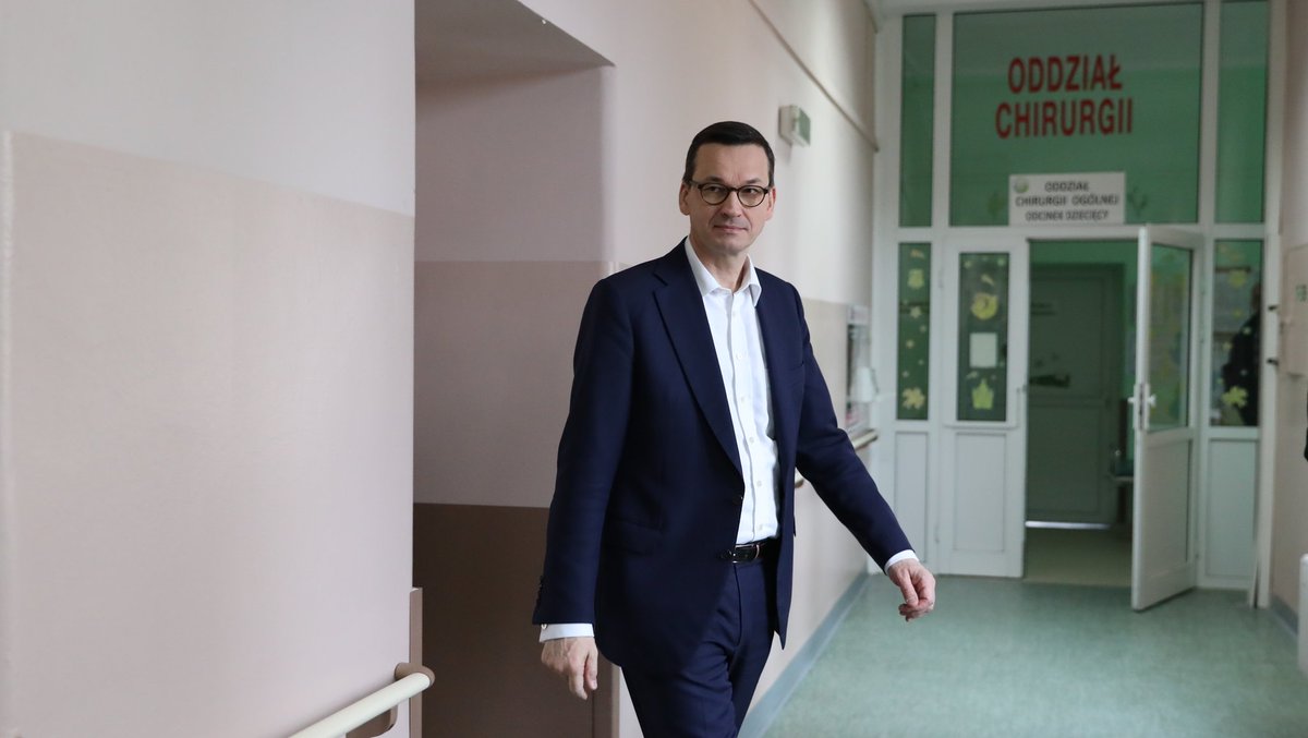 Premier Mateusz Morawiecki odwiedził poszkodowanych w szpitalu