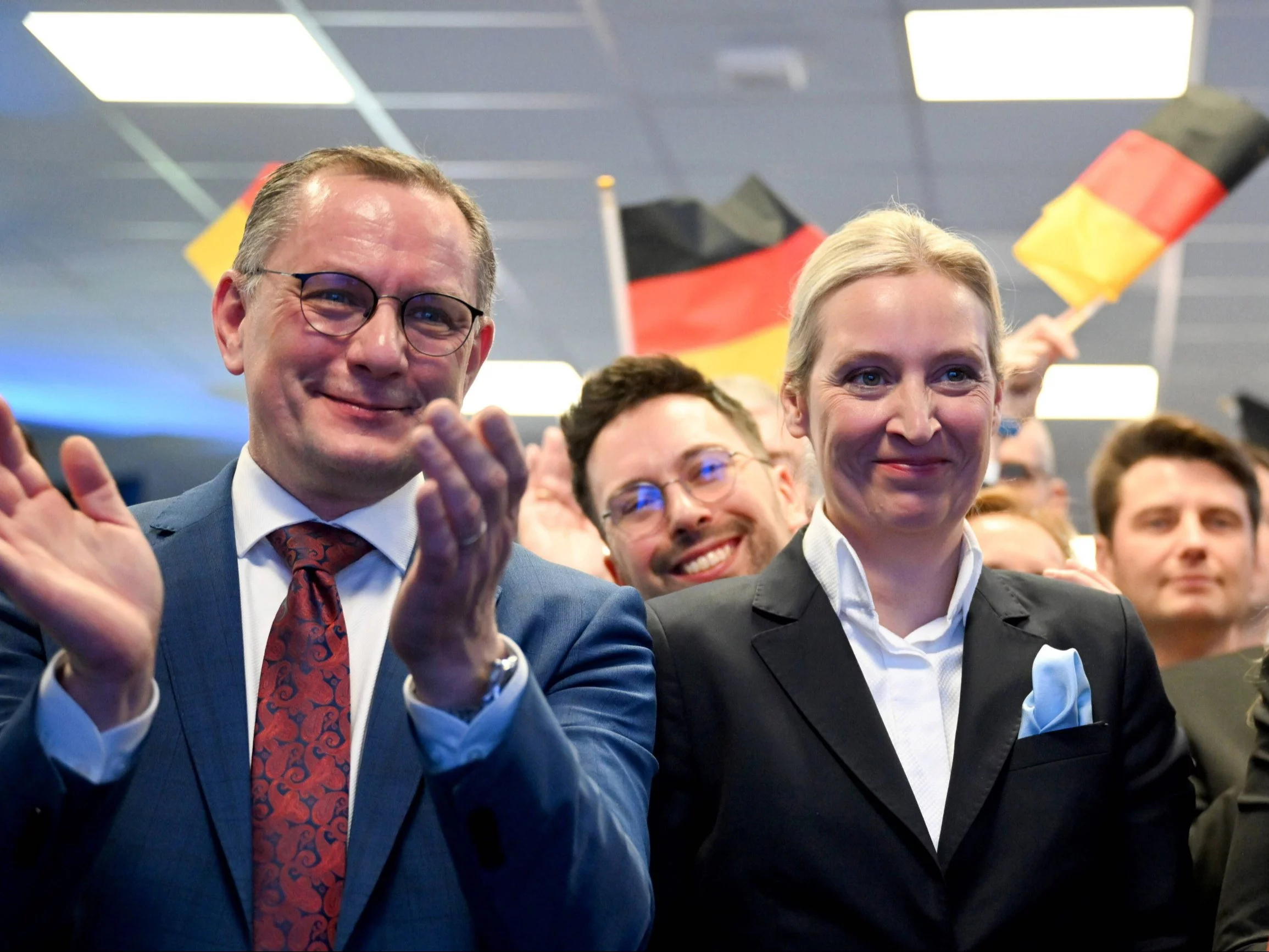 Tino Chrupalla i Alice Weidel (AfD)