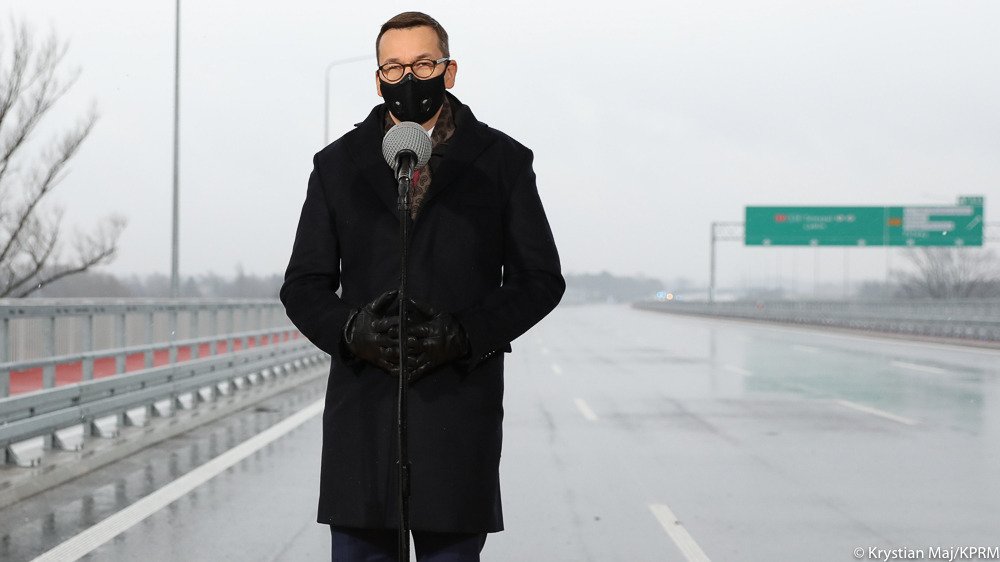 Premier Mateusz Morawiecki w Warszawie