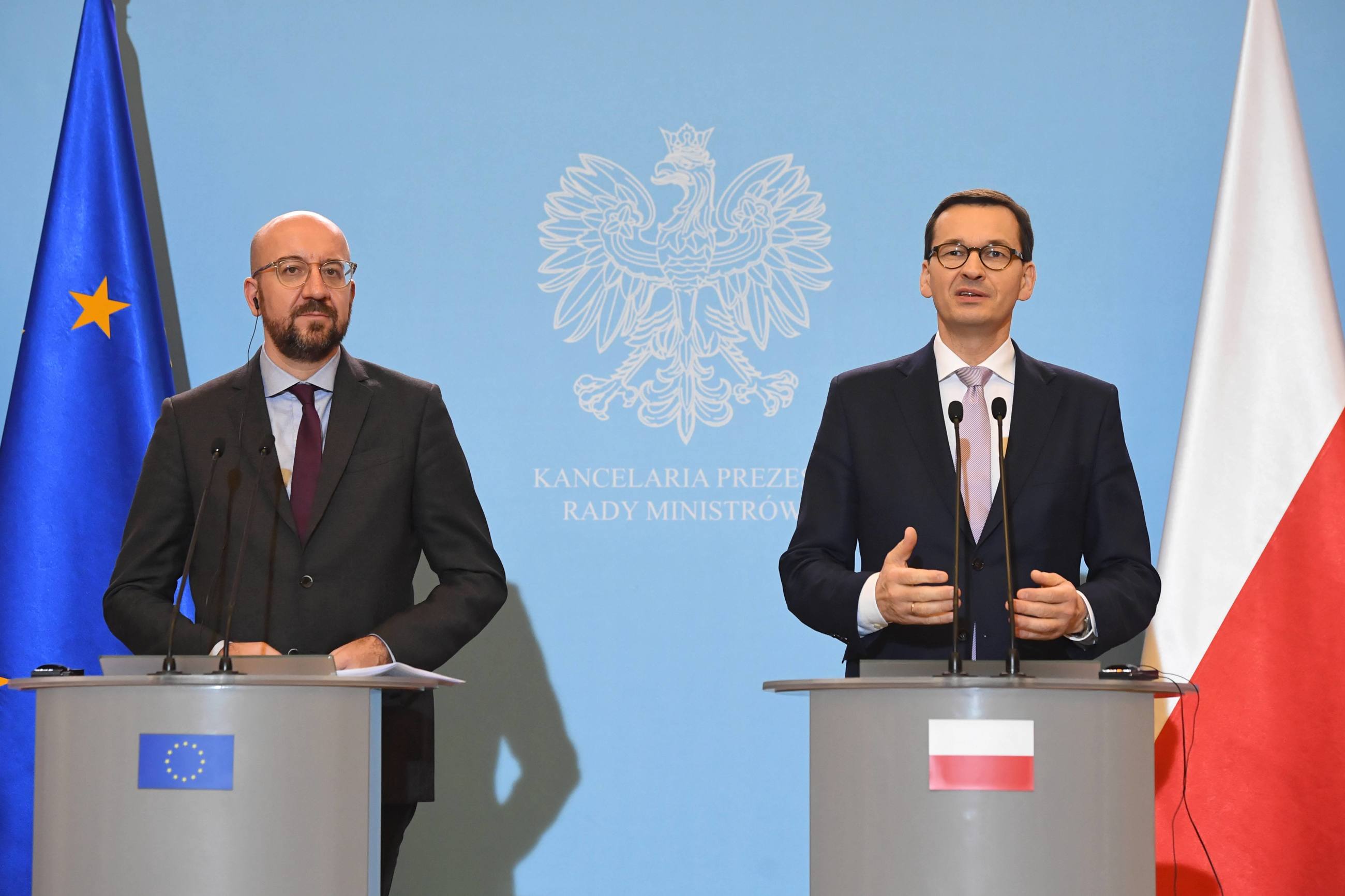 Charles Michel, Mateusz Morawiecki