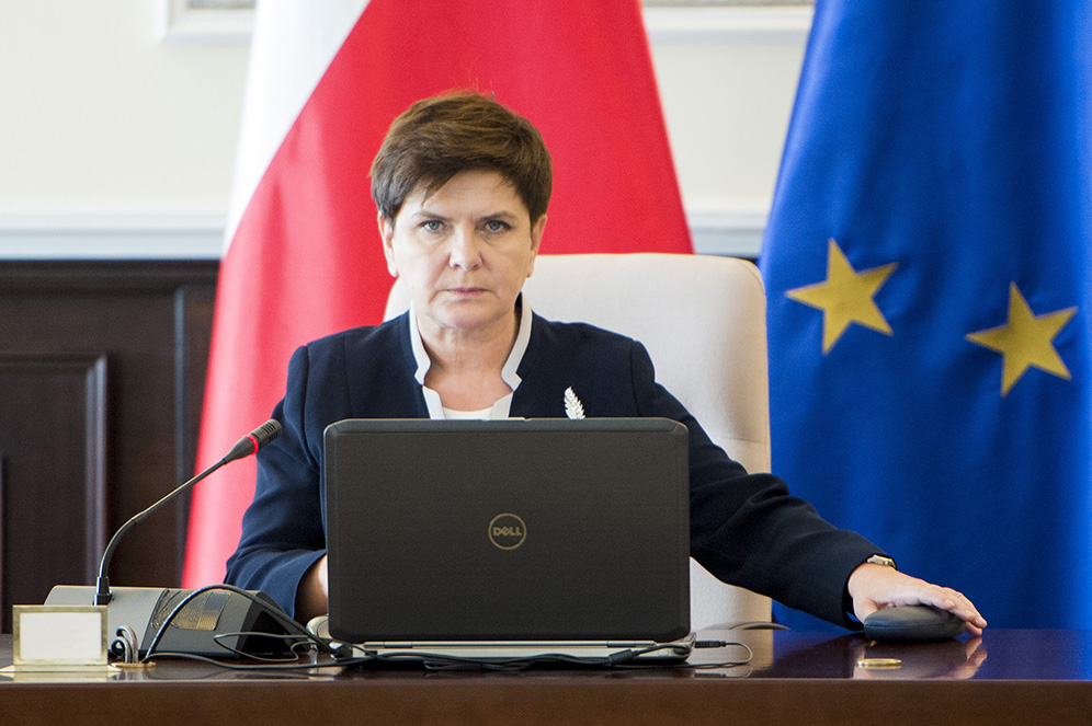 premier Szydlo rzad