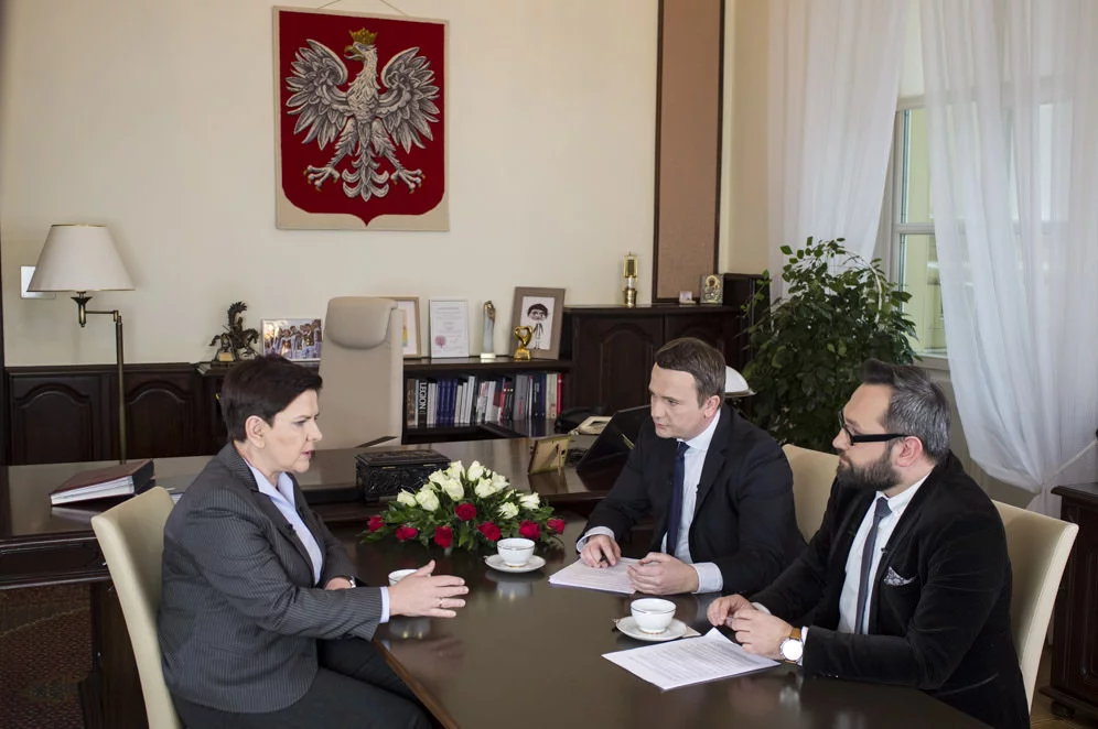 Beata Szydło, Andrzej Stankiewicz oraz Andrzej Gajcy