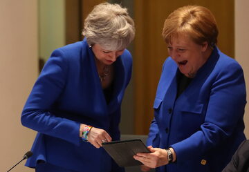 Premier Theresa May i kanclerz Niemiec Angela Merkel