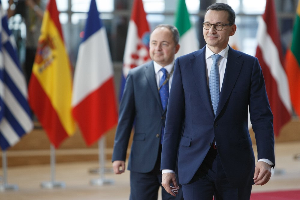 Mateusz Morawiecki i Konrad Szymański