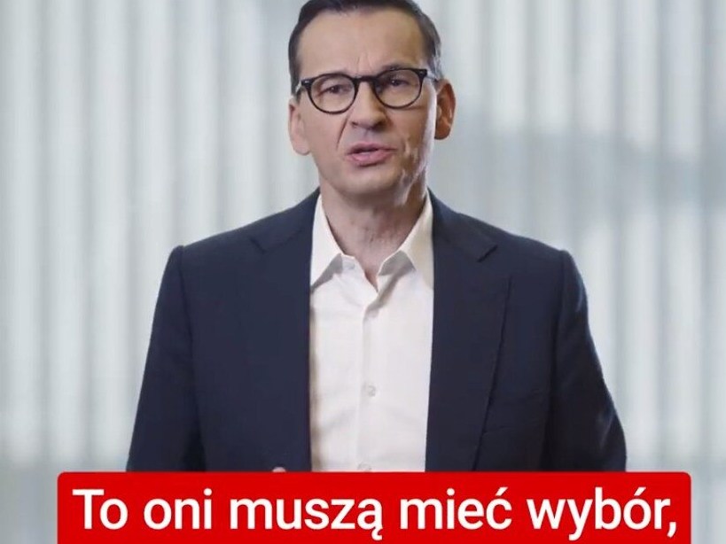 Premier Mateusz Morawiecki w spocie PiS o emeryturach stażowych