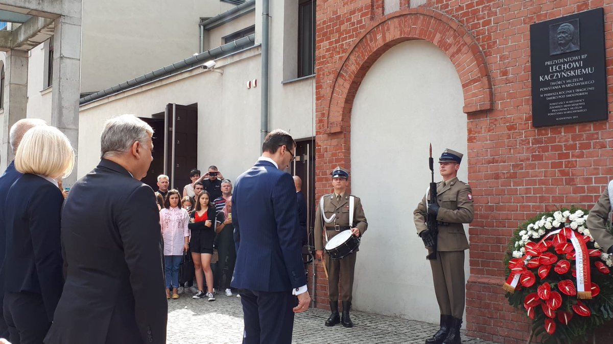 Mateusz Morawiecki w Muzeum Powstania Warszawskiego