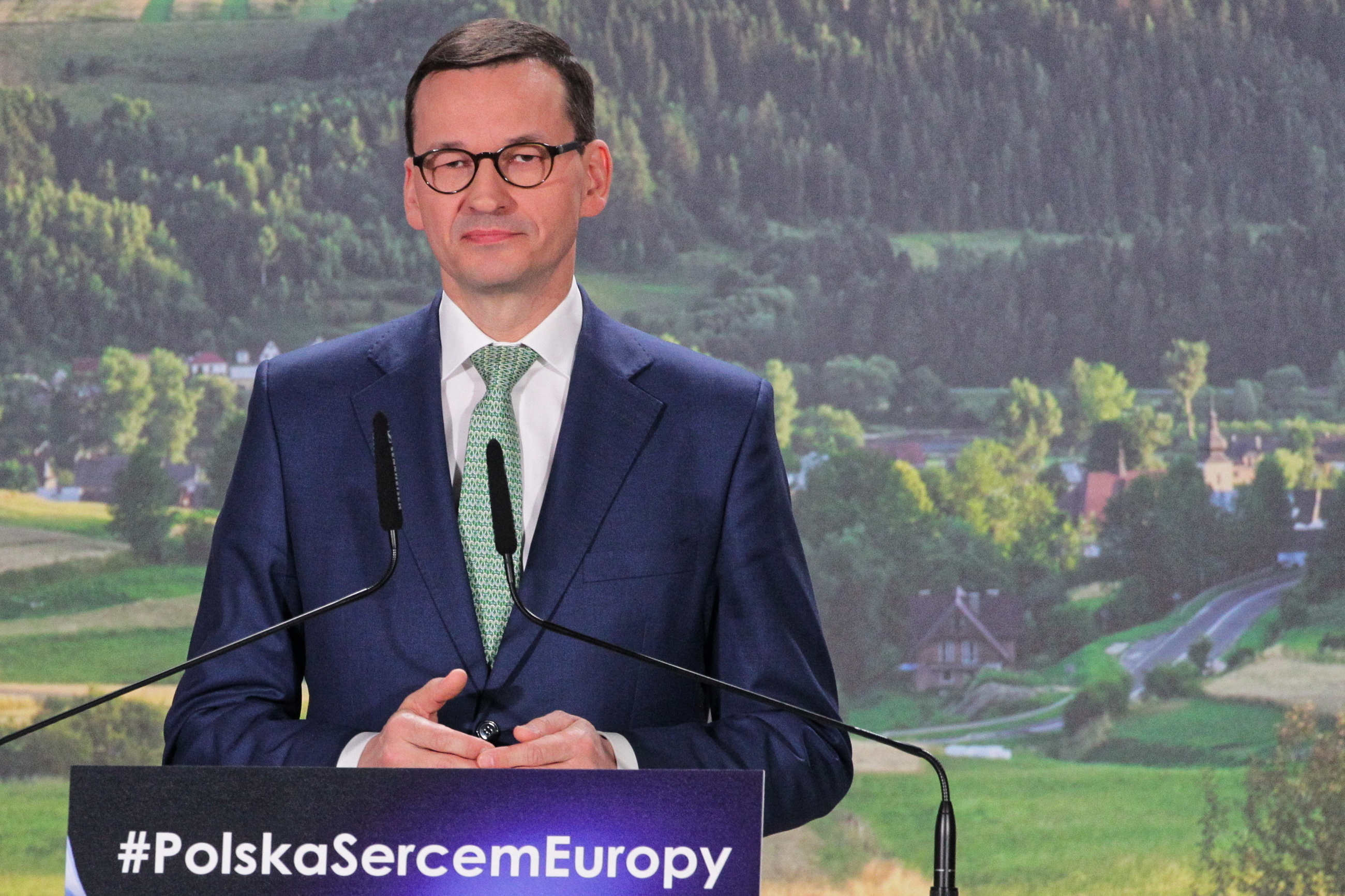 Mateusz Morawiecki podczas konwencji PiS