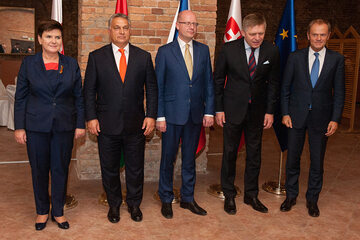 Premierzy Polski, Węgier, Słowacji i Czech na spotkaniu z Donaldem Tuskiem