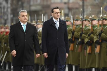 Premierzy Węgier i Polski