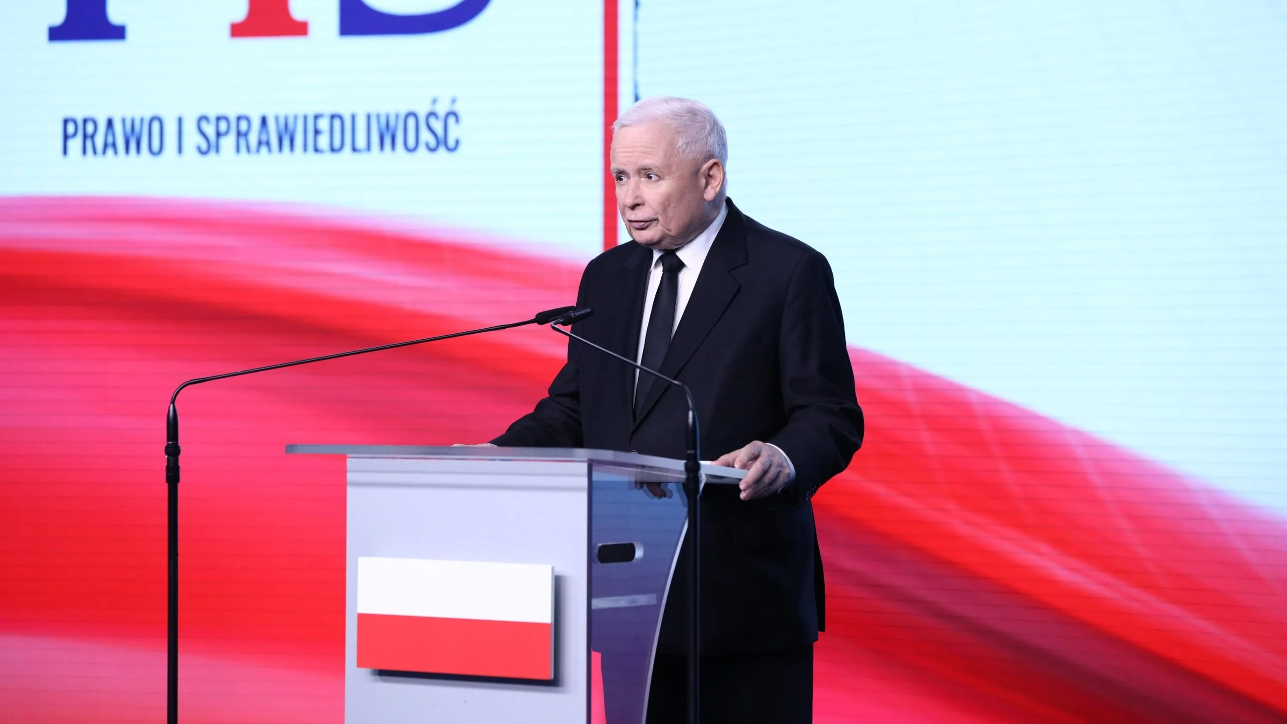 Prezes PiS Jarosław Kaczyński