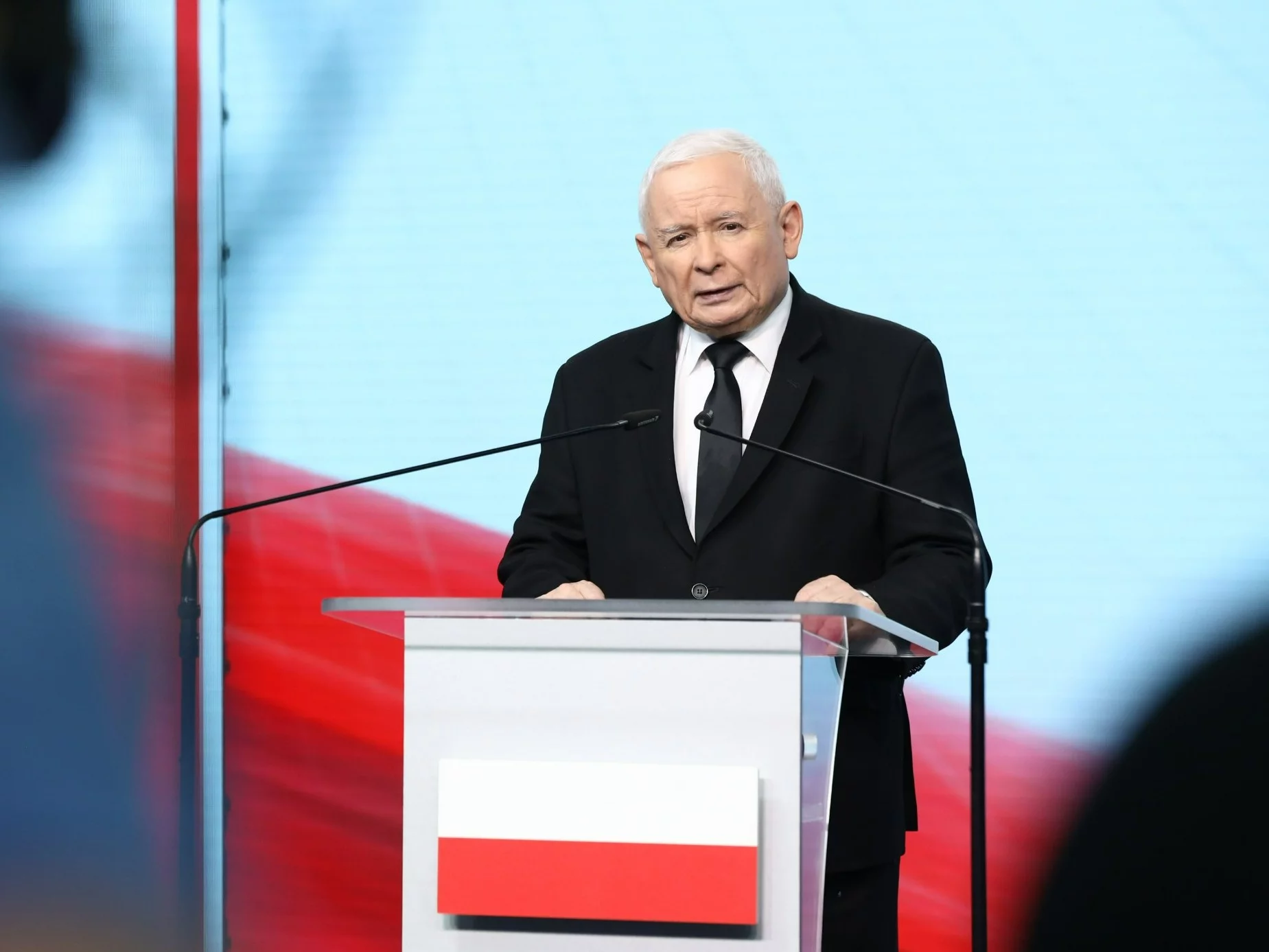 Prezes PiS Jarosław Kaczyński