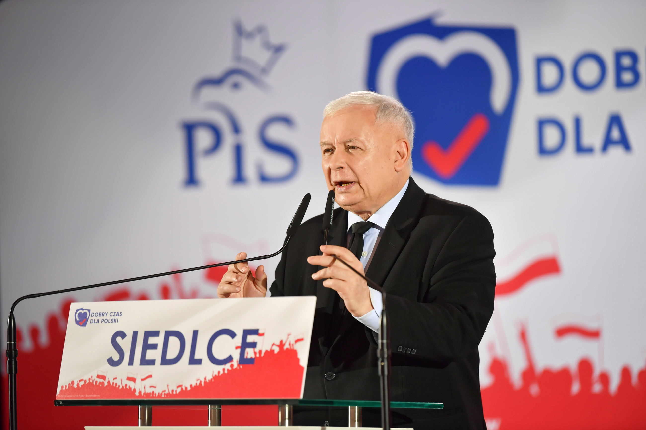 Prezes PiS Jarosław Kaczyński