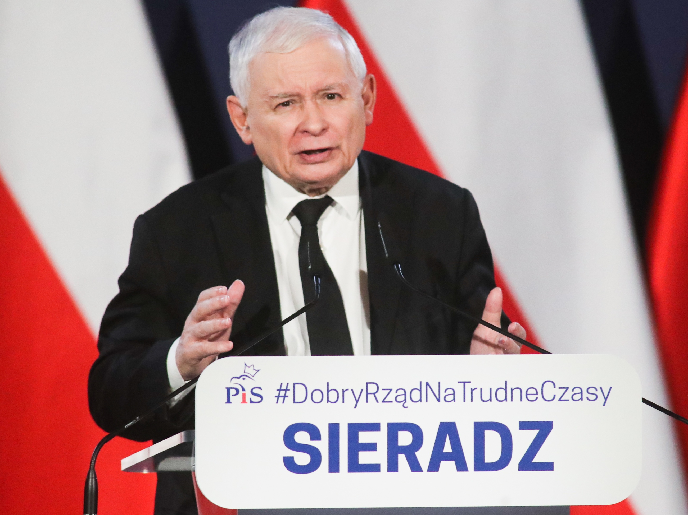 Prezes PiS Jarosław Kaczyński