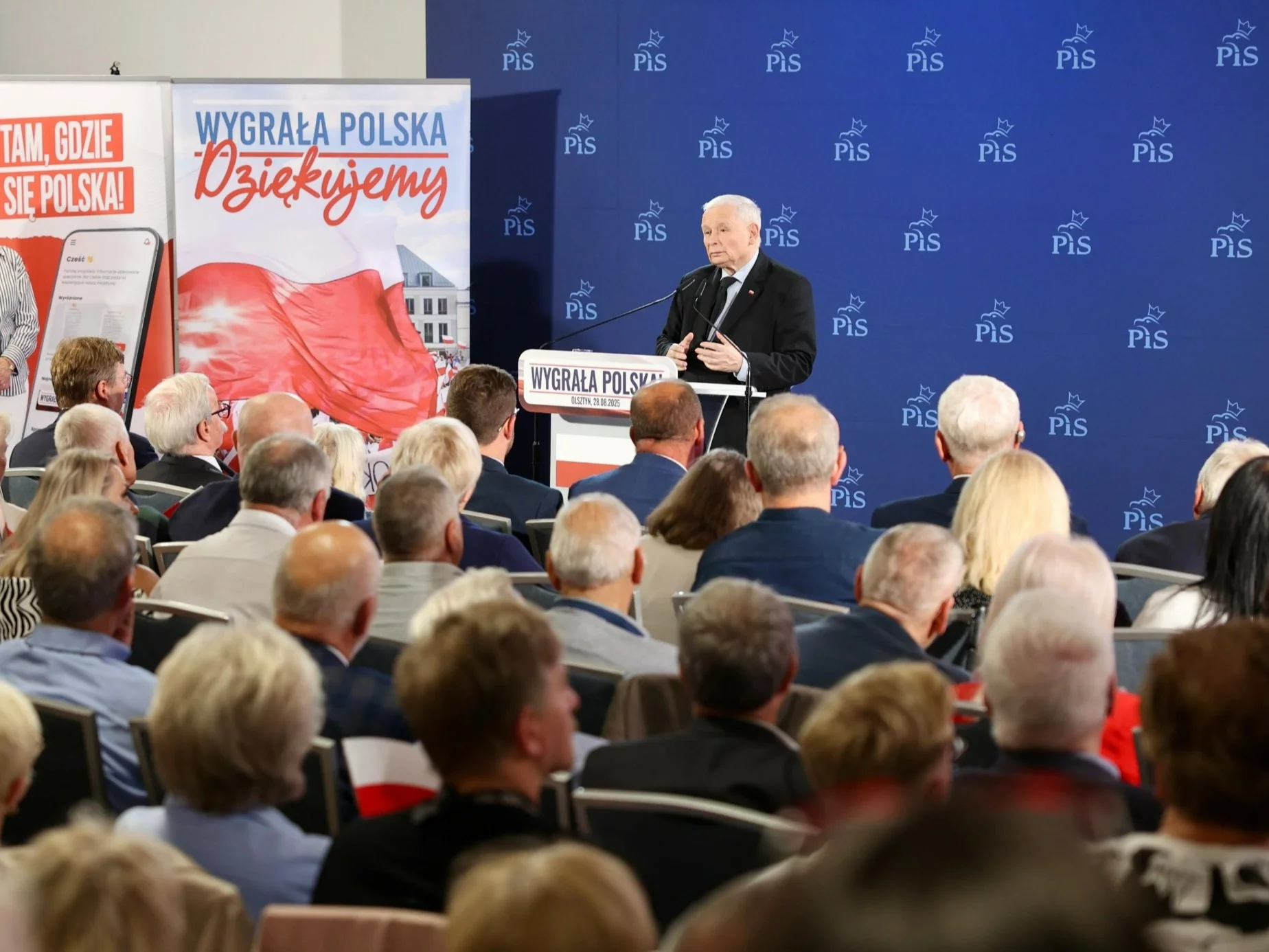 Prezes PiS Jarosław Kaczyński