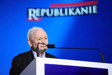 Prezes PiS, wicepremier Jarosław Kaczyński podczas Zjazdu Republikańskiego