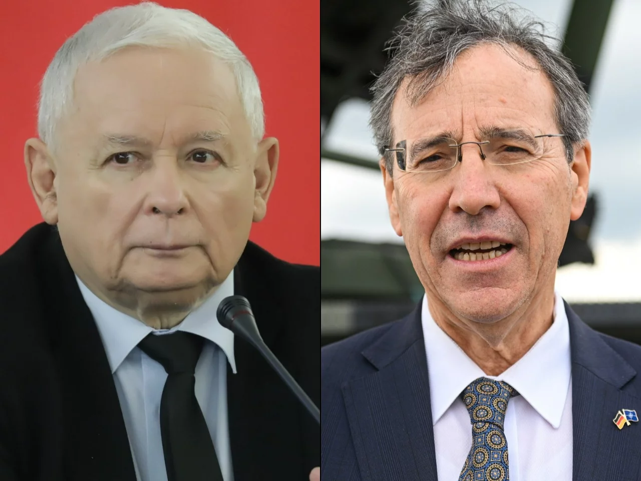 Jarosław Kaczyński i Miguel Berger