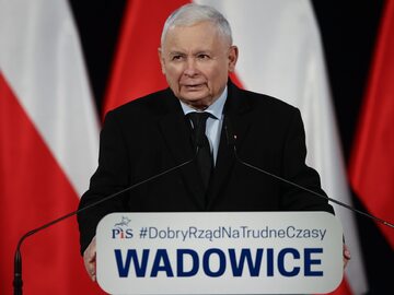 Prezes Prawa i Sprawiedliwości Jarosław Kaczyński.