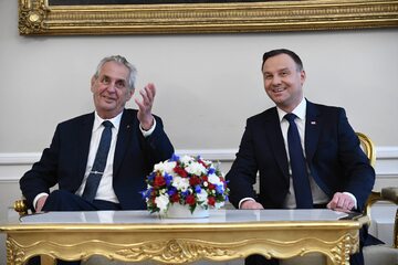 Prezydenci Czech i Polski