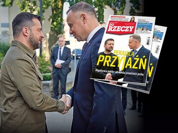 Prezydenci Polski i Ukrainy, Andrzej Duda i Wołodymyr Zełenski, na okładce najnowszego wydania "Do Rzeczy"