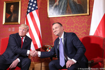 Prezydenci Polski i USA, Andrzej Duda i Donald Trump