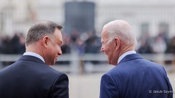 Prezydenci Polski i USA w Warszawie