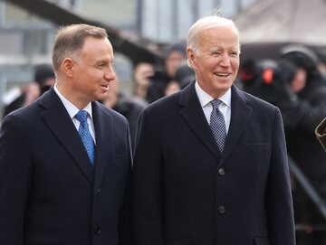 Prezydenci Polski i USA w Warszawie