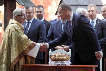 Prezydent Andrzej Duda i abp Sławoj Leszek Głódź