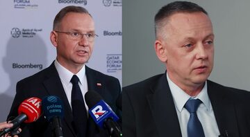 Prezydent Andrzej Duda i były sędzia Tomasz Szmydt