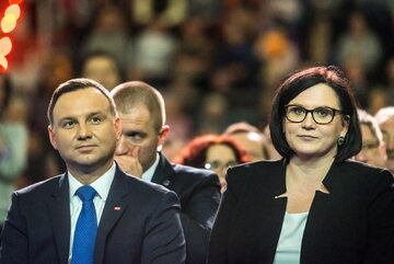 Prezydent Andrzej Duda i Małgorzata Sadurska