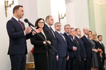 Prezydent Andrzej Duda i pracownicy KPRP